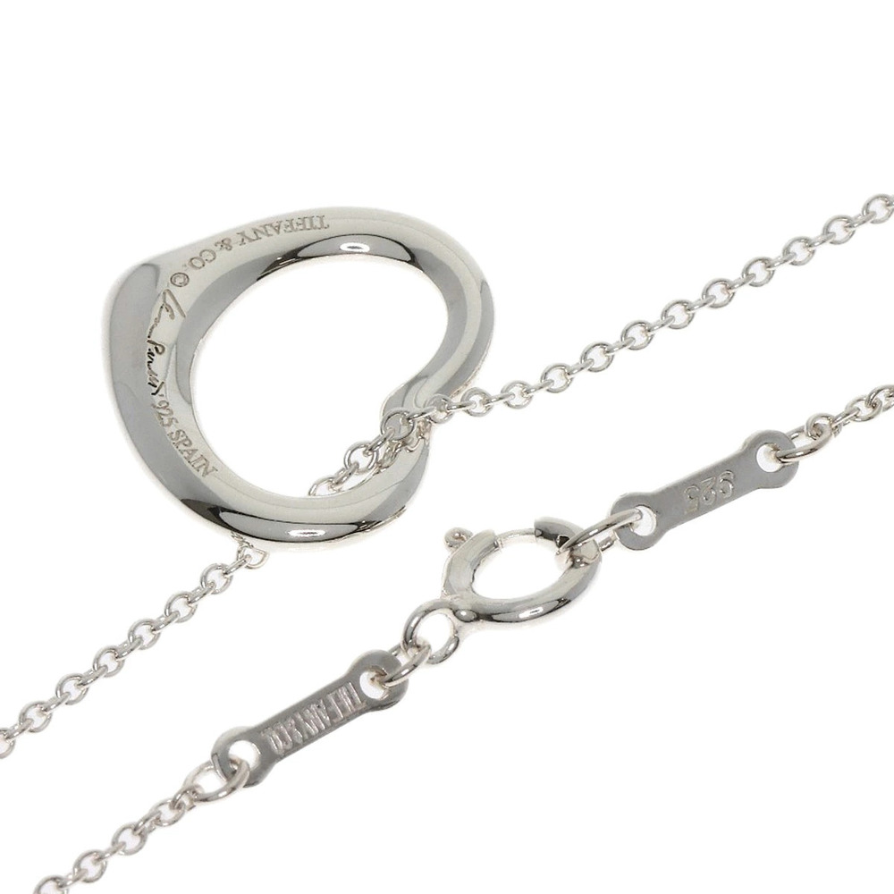 Tiffany Co Elsa Peretti Open Heart Necklace Sterling Silver